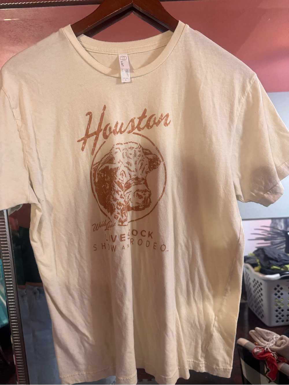 Houston Livestock Show Graphic Tee - Cream